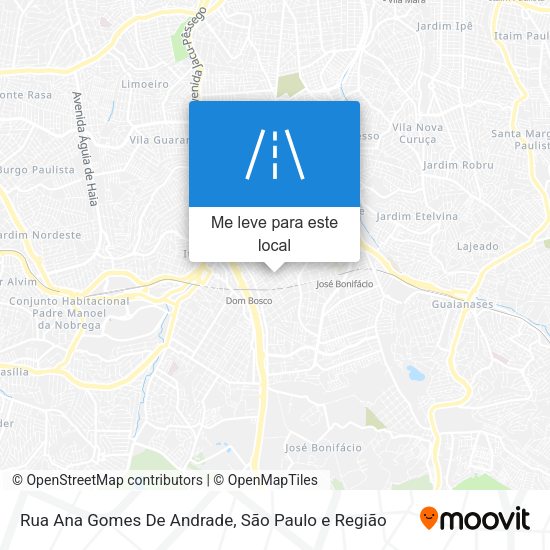 Rua Ana Gomes De Andrade mapa