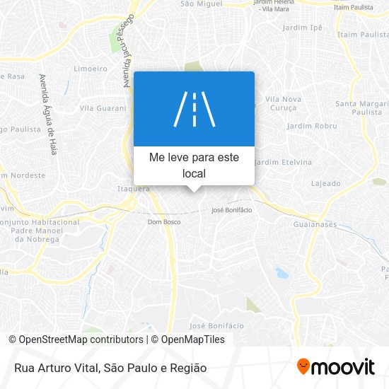 Rua Arturo Vital mapa