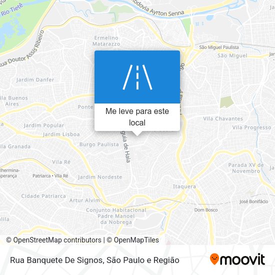Rua Banquete De Signos mapa