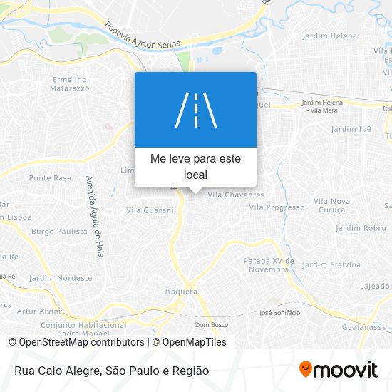Rua Caio Alegre mapa