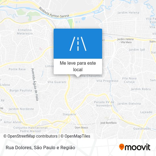 Rua Dolores mapa