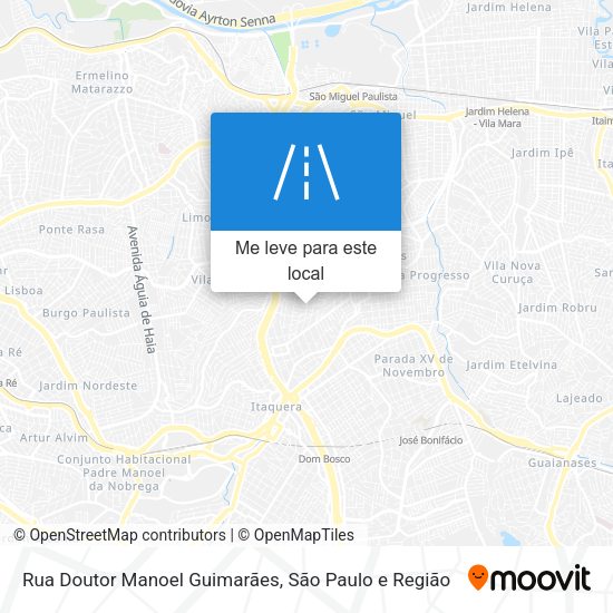 Rua Doutor Manoel Guimarães mapa