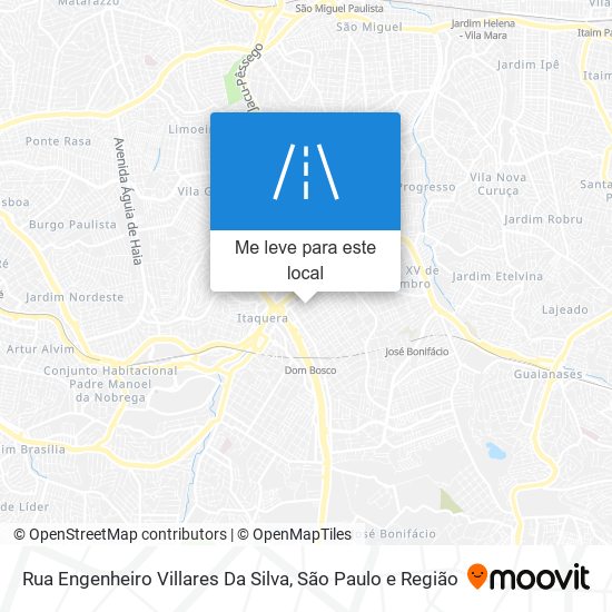 Rua Engenheiro Villares Da Silva mapa