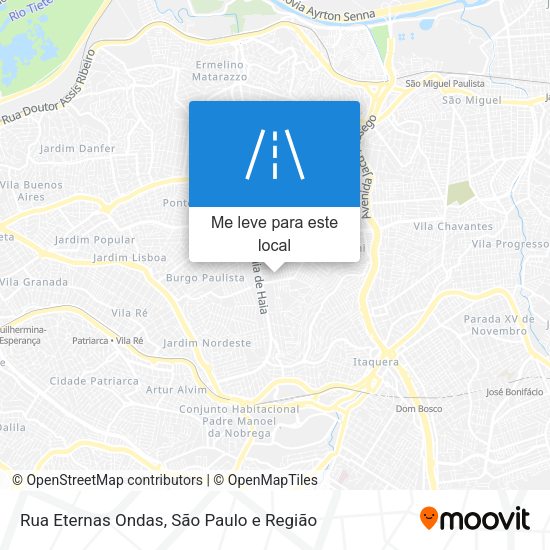 Rua Eternas Ondas mapa