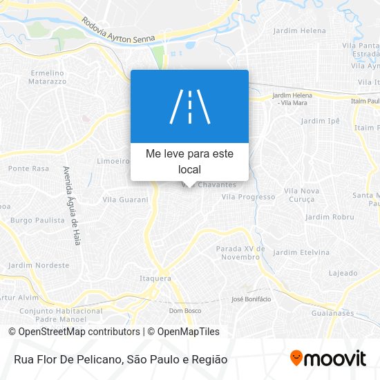 Rua Flor De Pelicano mapa