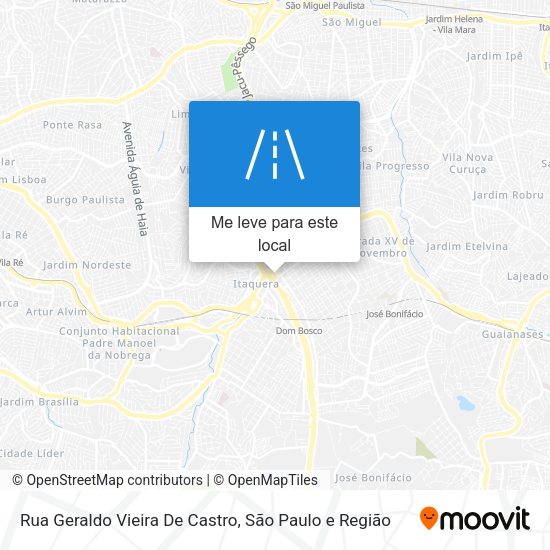 Rua Geraldo Vieira De Castro mapa