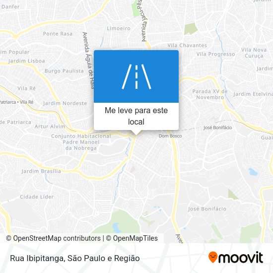 Rua Ibipitanga mapa