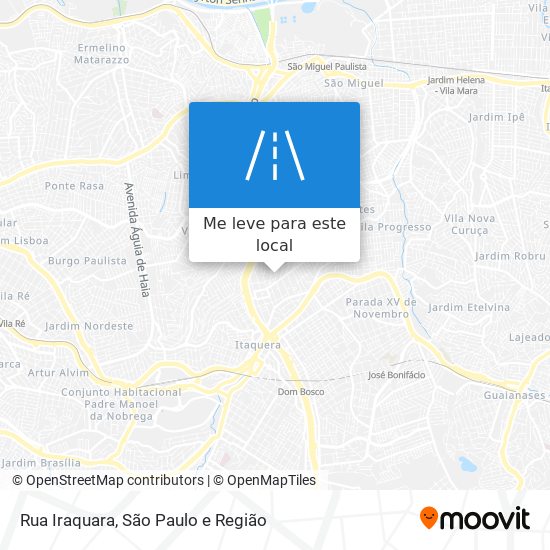 Rua Iraquara mapa