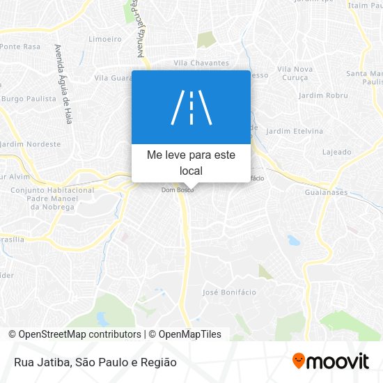 Rua Jatiba mapa
