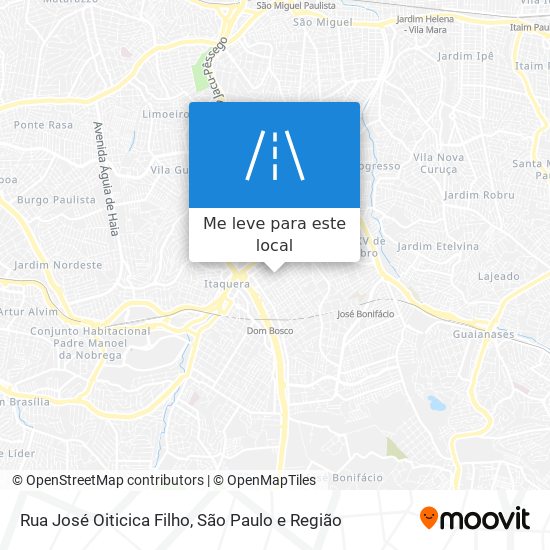 Rua José Oiticica Filho mapa