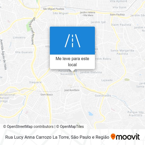 Rua Lucy Anna Carrozo La Torre mapa