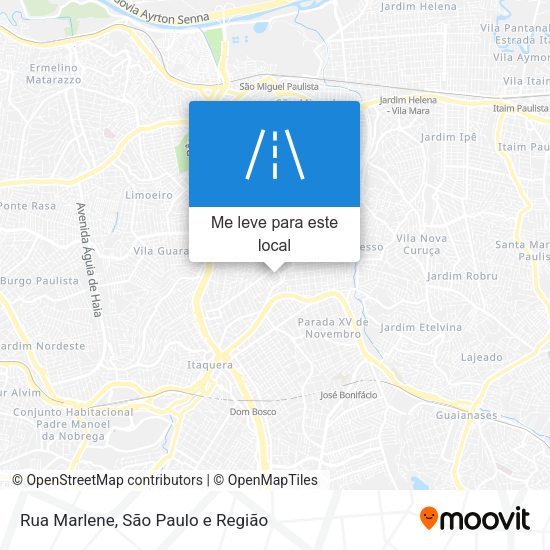Rua Marlene mapa