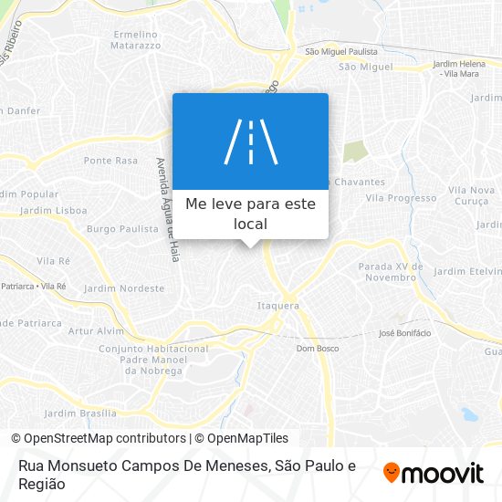 Rua Monsueto Campos De Meneses mapa