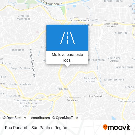 Rua Panambi mapa