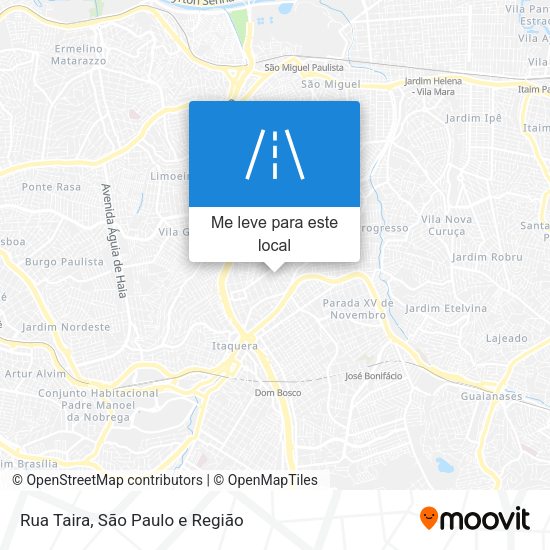 Rua Taira mapa