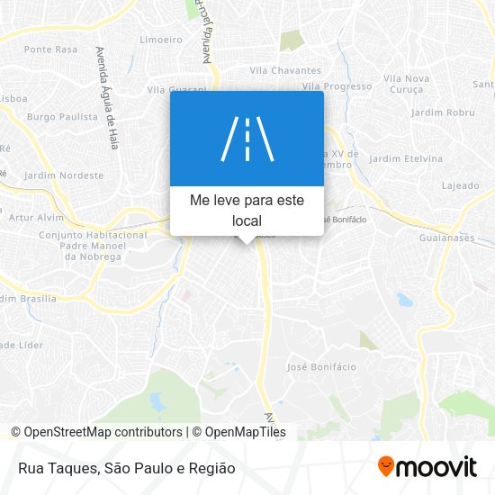 Rua Taques mapa