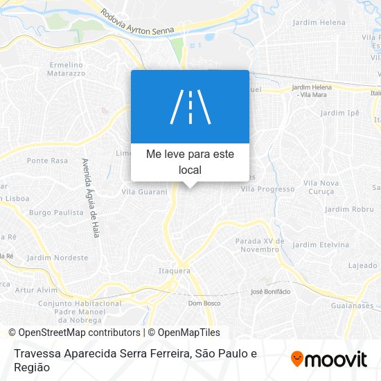 Travessa Aparecida Serra Ferreira mapa