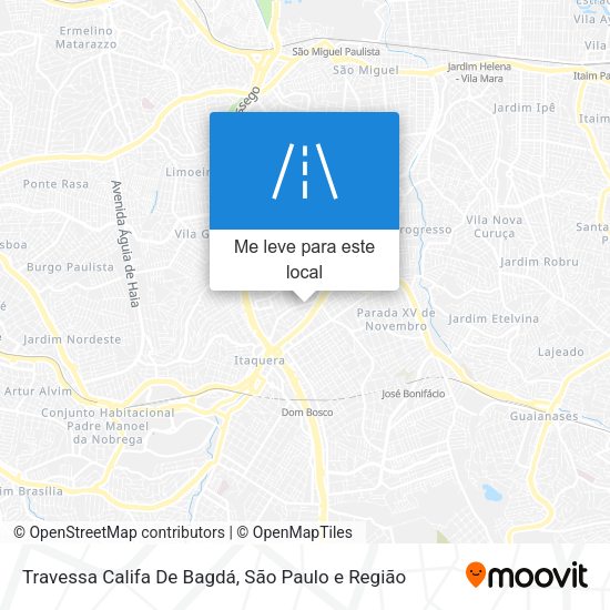 Travessa Califa De Bagdá mapa
