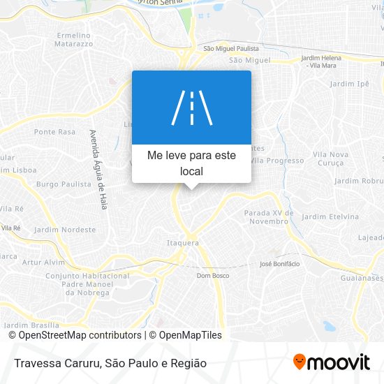 Travessa Caruru mapa