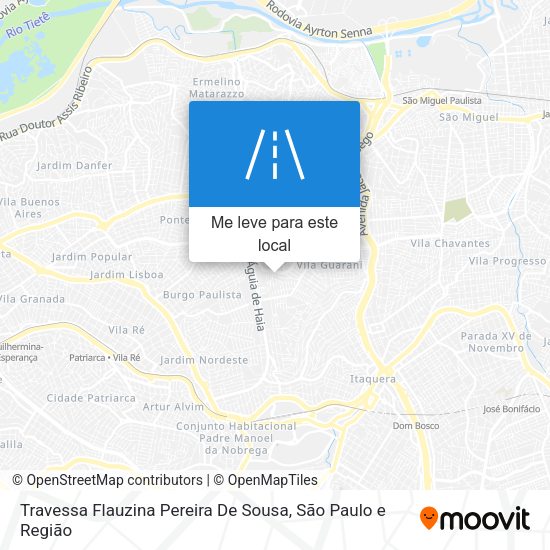 Travessa Flauzina Pereira De Sousa mapa