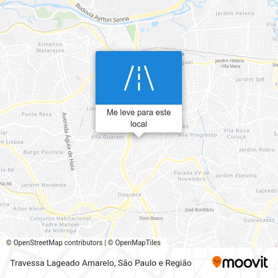 Travessa Lageado Amarelo mapa