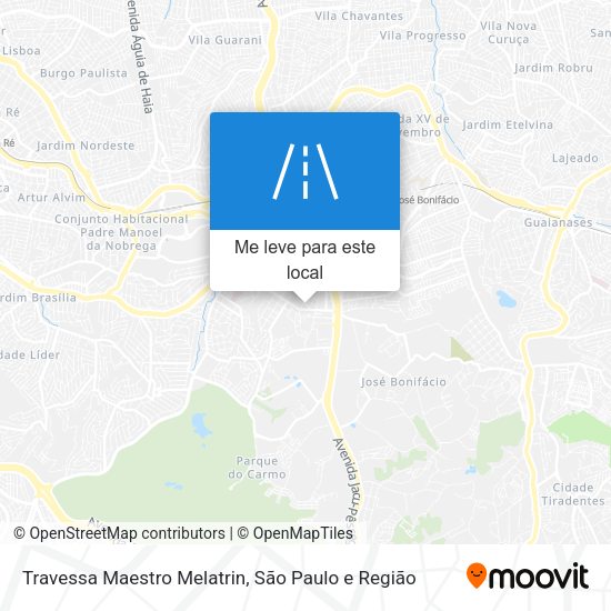 Travessa Maestro Melatrin mapa