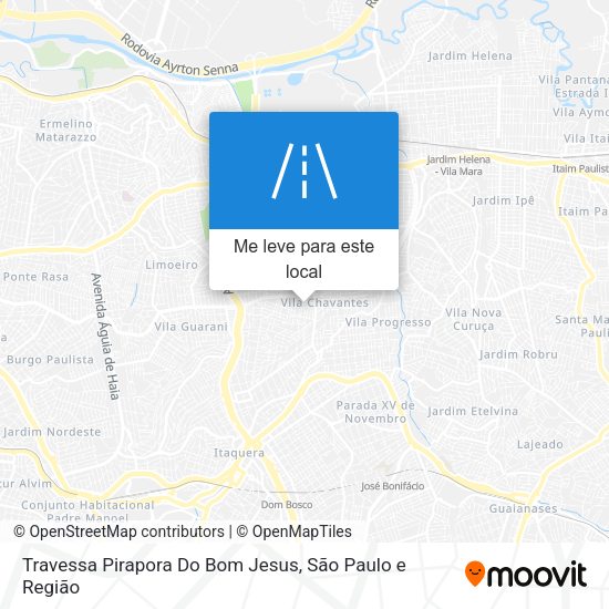 Travessa Pirapora Do Bom Jesus mapa