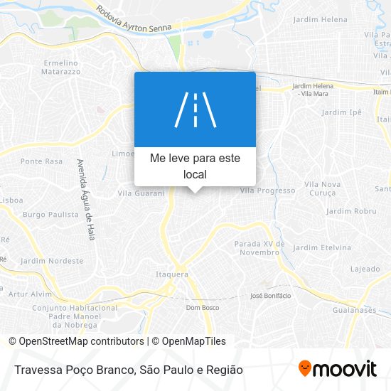 Travessa Poço Branco mapa