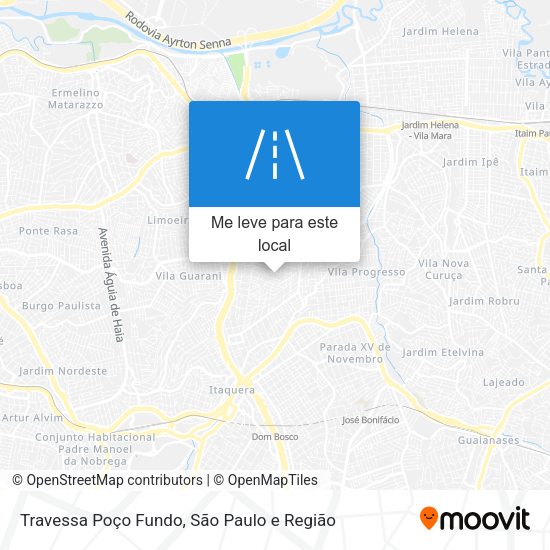 Travessa Poço Fundo mapa