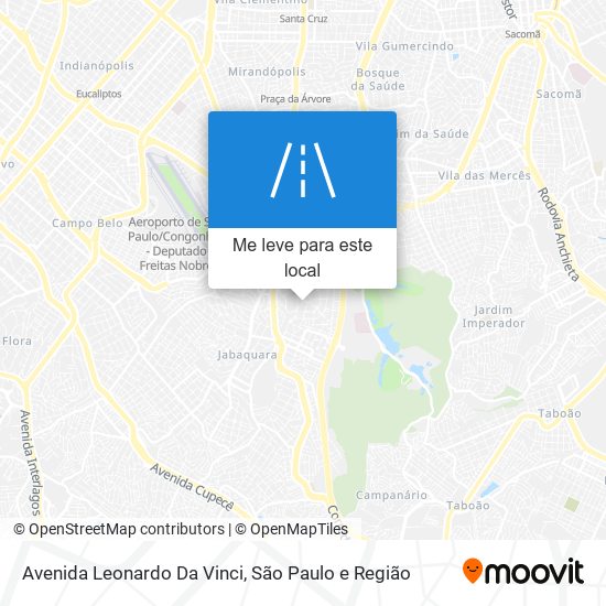 Avenida Leonardo Da Vinci mapa