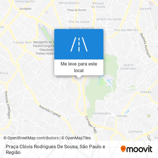 Praça Clóvis Rodrigues De Sousa mapa