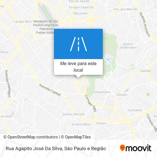 Rua Agapito José Da Silva mapa