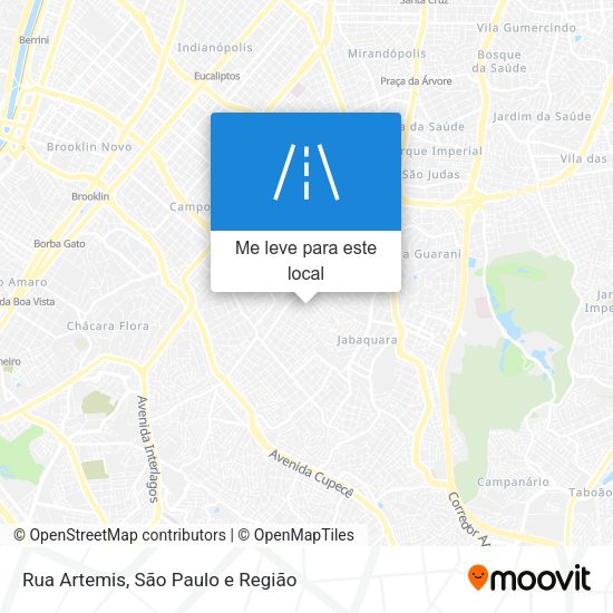 Rua Artemis mapa