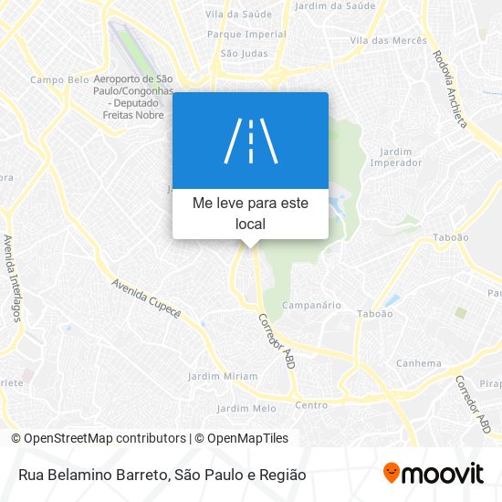 Rua Belamino Barreto mapa