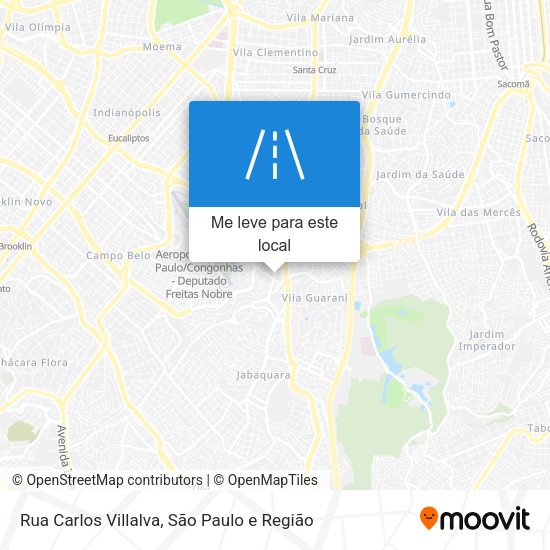 Rua Carlos Villalva mapa