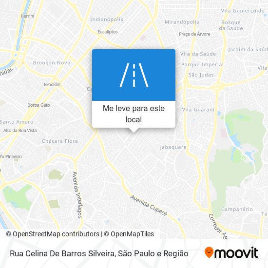 Rua Celina De Barros Silveira mapa