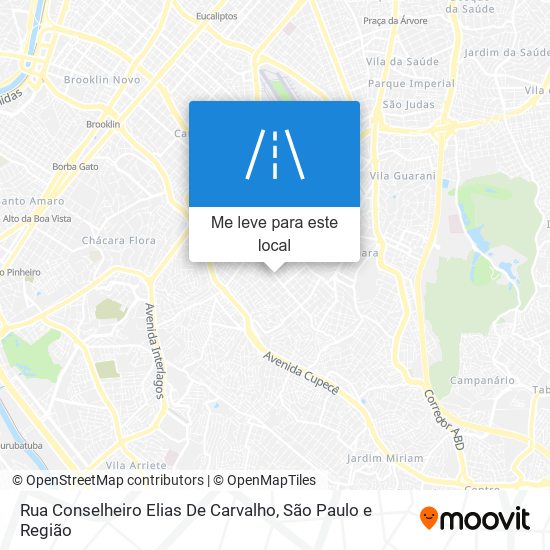 Rua Conselheiro Elias De Carvalho mapa