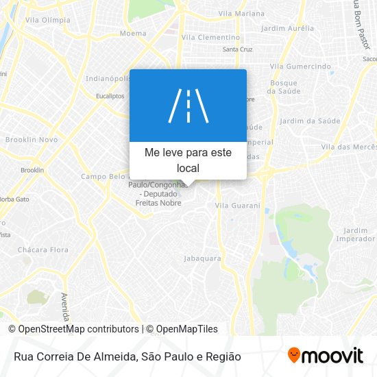 Rua Correia De Almeida mapa