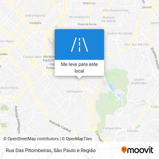 Rua Das Pitombeiras mapa