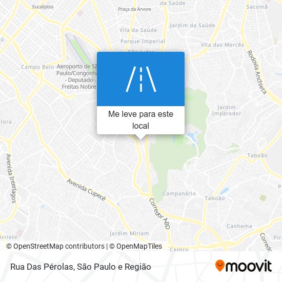 Rua Das Pérolas mapa