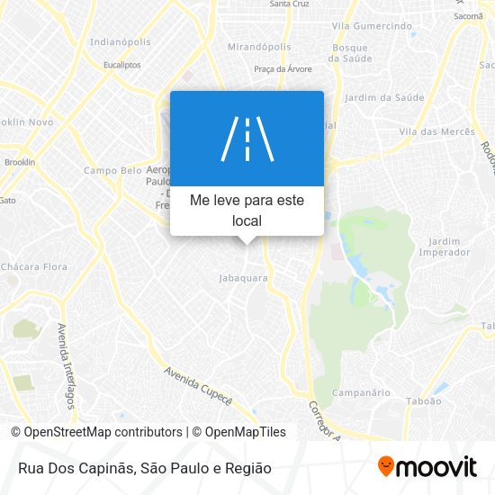 Rua Dos Capinãs mapa