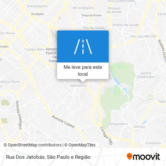 Rua Dos Jatobás mapa