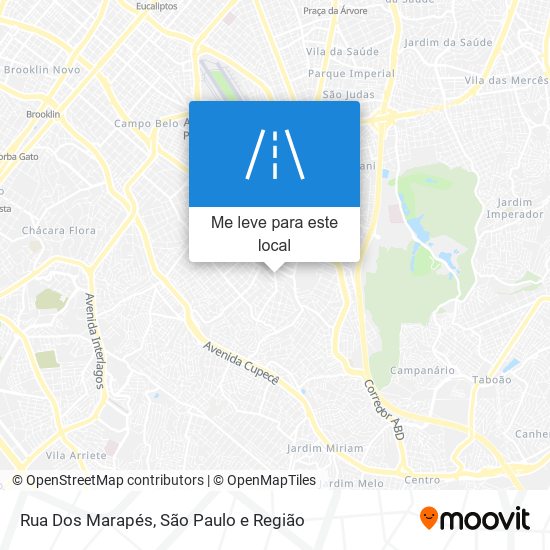 Rua Dos Marapés mapa