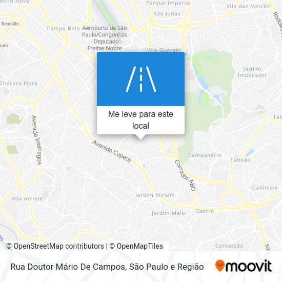 Rua Doutor Mário De Campos mapa