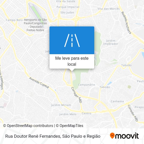 Rua Doutor Renê Fernandes mapa