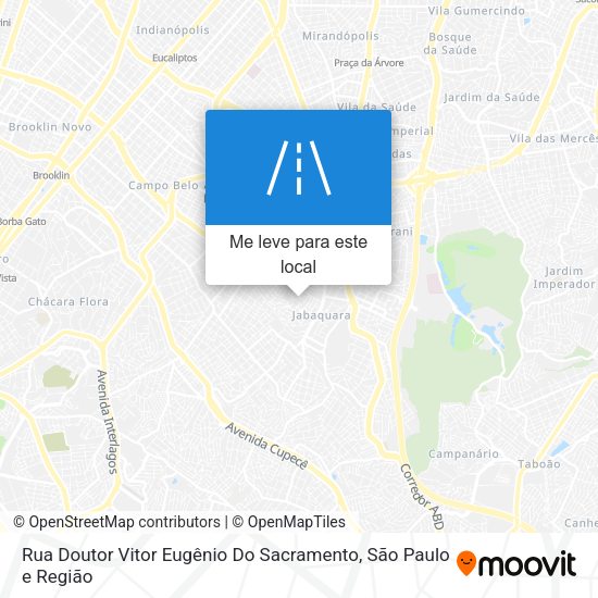 Rua Doutor Vitor Eugênio Do Sacramento mapa