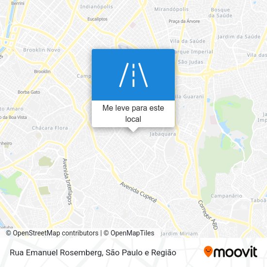 Rua Emanuel Rosemberg mapa