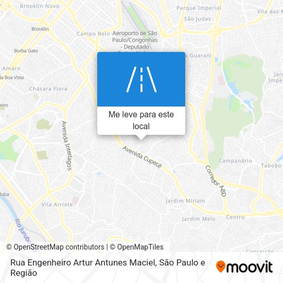 Rua Engenheiro Artur Antunes Maciel mapa