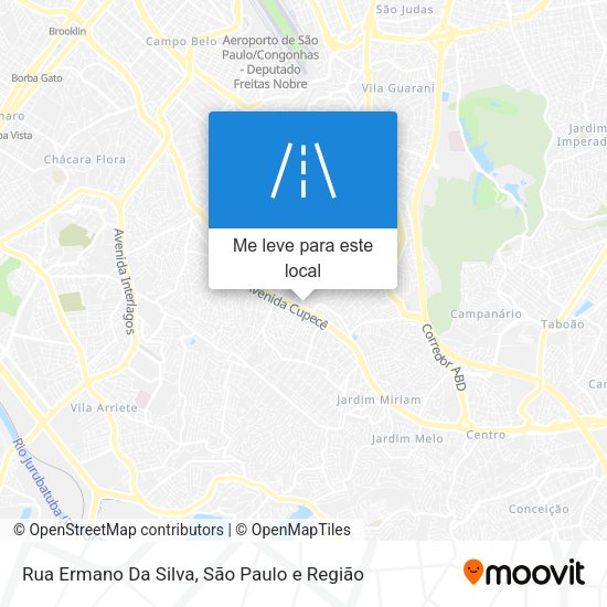 Rua Ermano Da Silva mapa