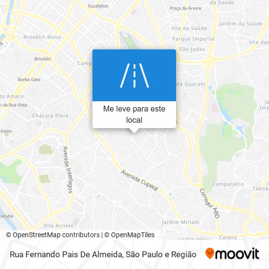 Rua Fernando Pais De Almeida mapa